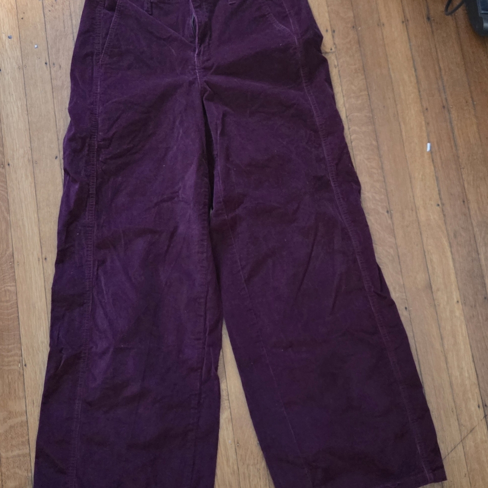 Celebrity Pink Burgundy Corduroy Pants